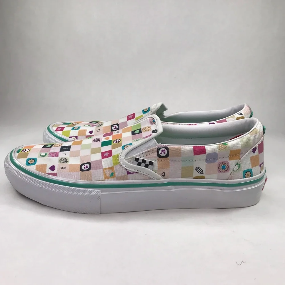 VANS x Frog Skateboard Men's 9.5 Women's 11 Slip-On Skate Shoes VNOA5HF4301